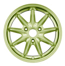 2011 smart car wheel 15 green aluminum 3 lug w85180gn 4