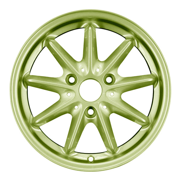 2010 smart car wheel 15 green aluminum 3 lug w85174gn 2