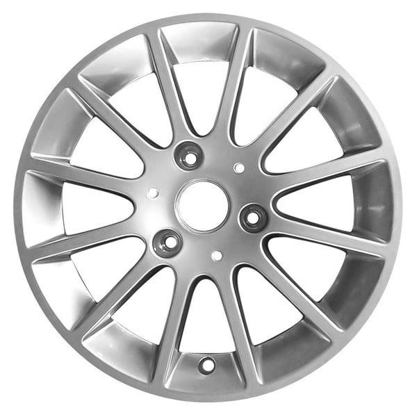 2012 smart car wheel 15 silver aluminum 3 lug w85175s 5