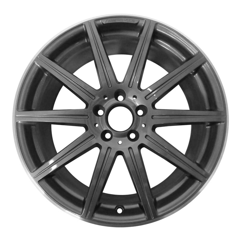 2014 mercedes e350 wheel 19 machined charcoal aluminum 5 lug w85236amc 9