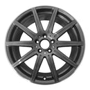 2013 mercedes e63 wheel 19 machined charcoal aluminum 5 lug w85237amc 10