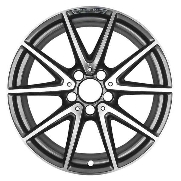 2018 Mercedes CLA45 Wheel 18" Machined Charcoal Aluminum 5 Lug W85531MC-2