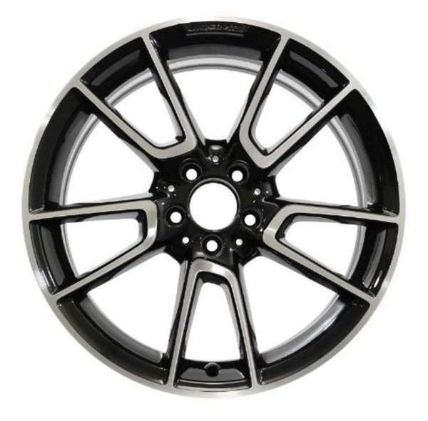 2019 Mercedes GLC43 Wheel 21" Machined Gloss Black Aluminum 5 Lug W85550MB-3