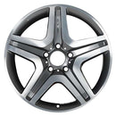 2017 Mercedes G65 Rueda 20" Aluminio Carbón Maquinado 5 Lug W85569MC-2