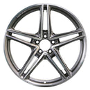 2017 Mercedes GT Rueda 19" Aluminio Carbón Maquinado 5 Lug W85582MC-1