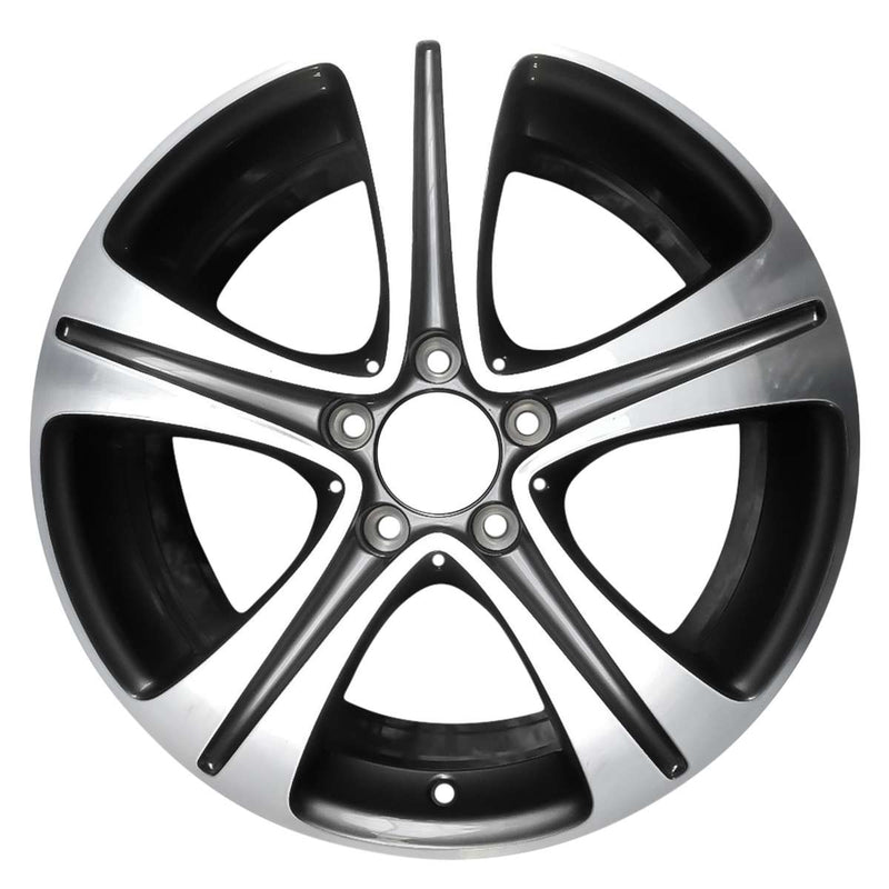 2019 Mercedes E450 Rueda 18" Aluminio Carbón Maquinado 5 Lug W85665MC-1