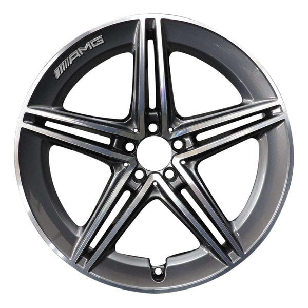 2019 Mercedes AMG Wheel 20" Machined Charcoal Aluminum 5 Lug W85784MC-1