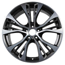 2019 BMW X6 Rueda 21" Aluminio Carbón Maquinado 5 Lug W86062MC-10