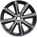 2014 Mini Cooper Wheel 18" Machined Black Aluminum 4 Lug W86072MB-1