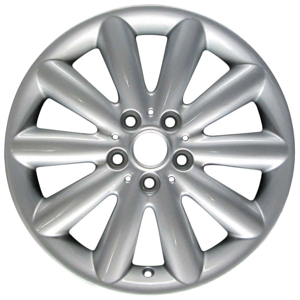 2014 Mini Cooper Wheel 17" Silver Aluminum 5 Lug W86082S-1