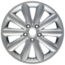 2015 Mini Cooper Wheel 17" Silver Aluminum 5 Lug W86082S-2