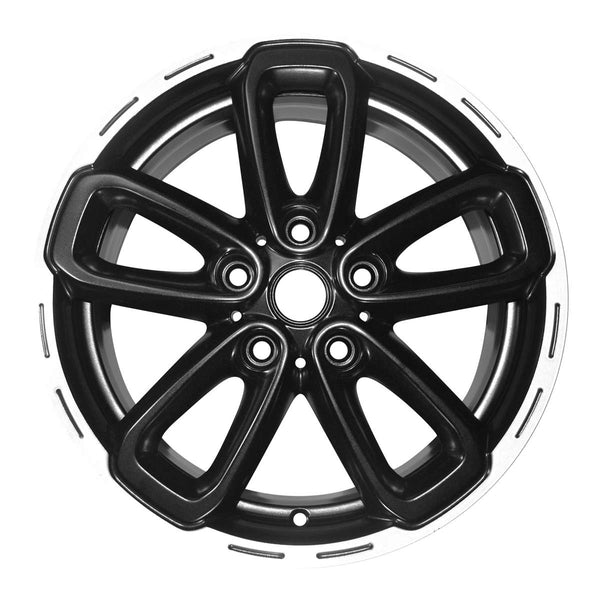 2015 Mini Cooper Wheel 17" Dark Silver with Machined lip Aluminum 5 Lug W86121SML-1