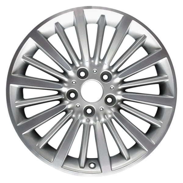 2015 BMW 320i Wheel 18" Machined Silver Aluminum 5 Lug W86181MS-18