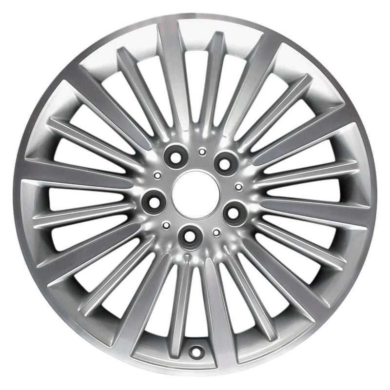 2018 BMW 320i Wheel 18" Machined Silver Aluminum 5 Lug W86181MS-21