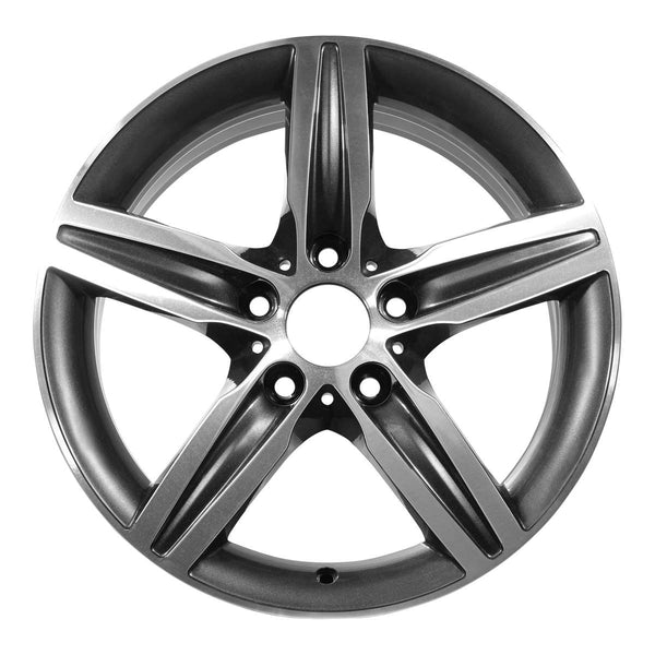 2020 BMW 230i Wheel 17" Machined Charcoal Aluminum 5 Lug W86237MC-17