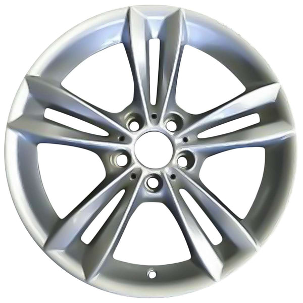 2017 BMW 330E Wheel 18" Silver Aluminum 5 Lug W86267S-5