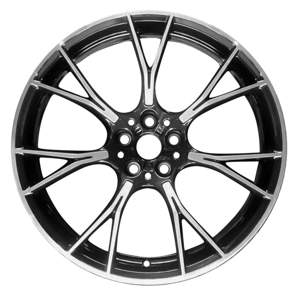 2019 BMW M5 Wheel 20" Machined Gloss Black Aluminum 5 Lug W86450MB-1