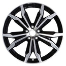 2018 BMW X2 Wheel 20" Machined Black Aluminum 5 Lug W86480MB-1