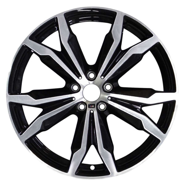 2019 BMW X2 Wheel 20" Machined Black Aluminum 5 Lug W86481MB-2