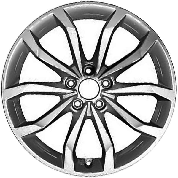 2016 audi s4 wheel 18 silver aluminum 5 lug w59067s 3