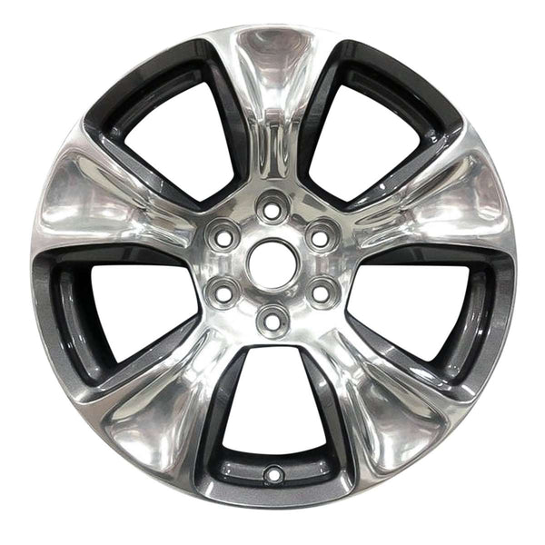 2019 dodge ram wheel 20 polished charcoal aluminum 6 lug w2674pc 2