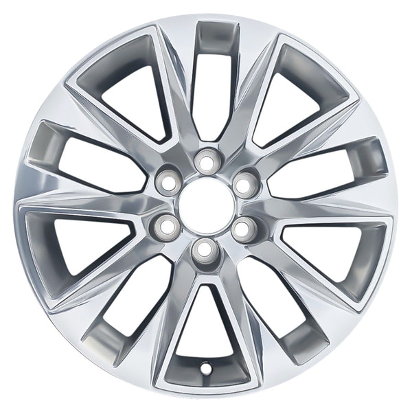 2020 gmc sierra wheel 20 polished aluminum 6 lug w5920p 3