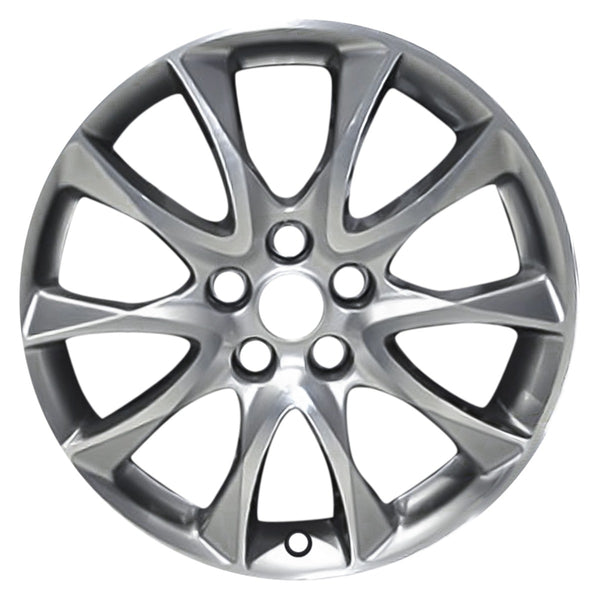 2019 buick envision wheel 19 polished silver aluminum 5 lug w4151ps 1