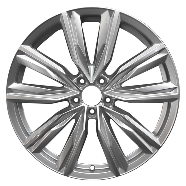 2018 Volkswagen Tiguan Rueda 20" Plata Aluminio 5 Lug W96410S-1