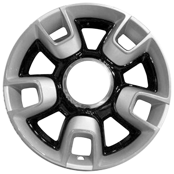 2019 Fiat 500 Wheel 16" Polished Black Aluminum 4 Lug W96423PB-1