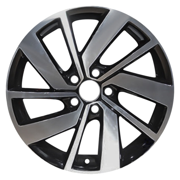 2019 volkswagen jetta wheel 18 black aluminum 5 lug rw70060b 1