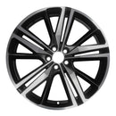 2019 Volvo S60 Wheel 20" Machined Black Aluminum 5 Lug W96529MB-1