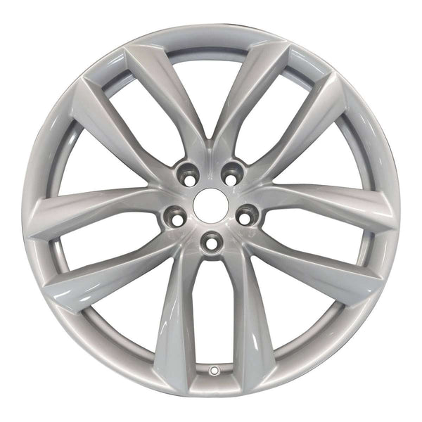 2013 Tesla Model Wheel 21" Silver Aluminum 5 Lug W96561S-3