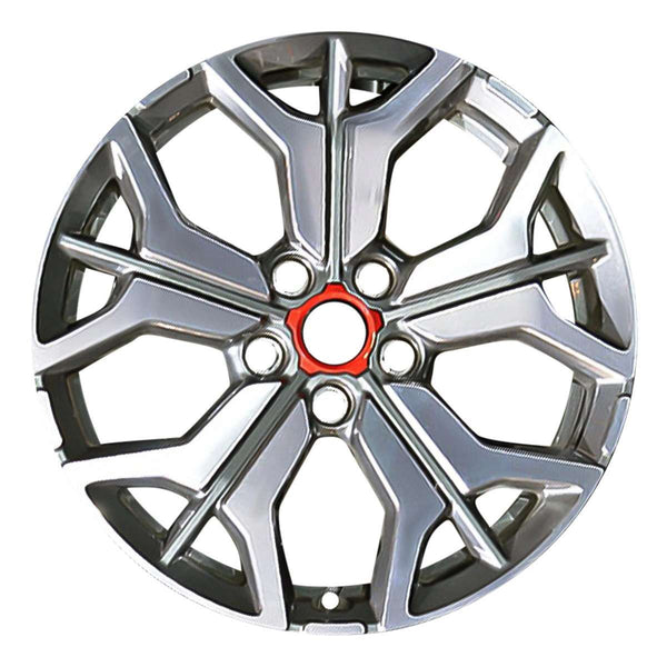 2022 Kia Seltos Rueda 18" Aluminio Carbón Maquinado 5 Lug W96911MC-2