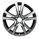 2013 Mercedes E550 Rueda 19" Aluminio Carbón Maquinado 5 Lug W97116MC-3