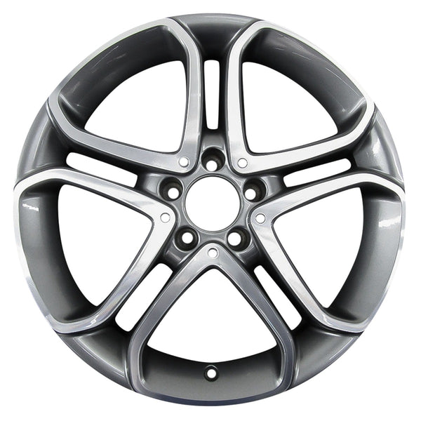 2011 Mercedes E350 Wheel 18" Machined Charcoal Aluminum 5 Lug W97249MC-1