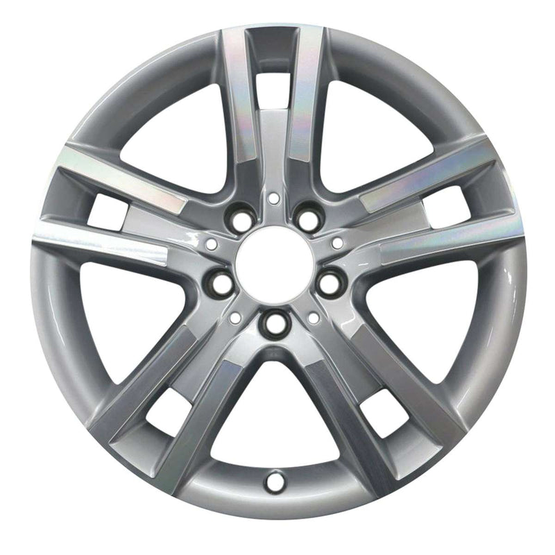 2015 Mercedes E550 Wheel 17" Machined Silver Aluminum 5 Lug W97318MS-2