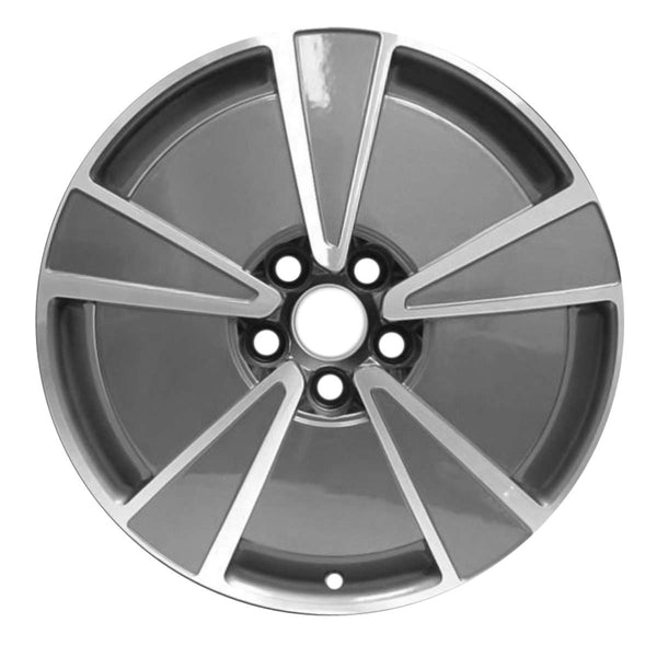 2015 Tesla Model Wheel 19" Machined Charcoal Aluminum 5 Lug W97531MC-2