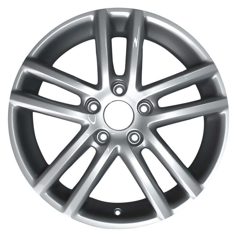 2009 Volkswagen Touareg Wheel 19" Silver Aluminum 5 Lug W97532S-4