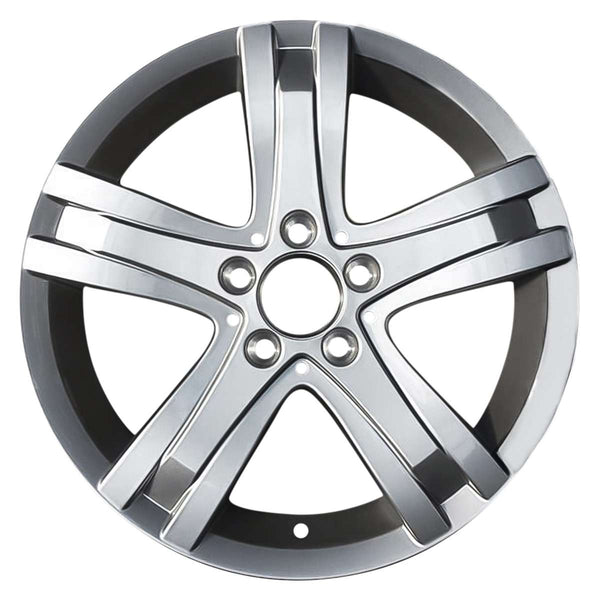 2011 Mercedes GLK350 Wheel 17" Silver Aluminum 5 Lug W97625S-4