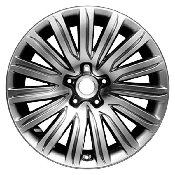 2014 kia k900 wheel 19 machined charcoal aluminum 5 lug w74796mc 1