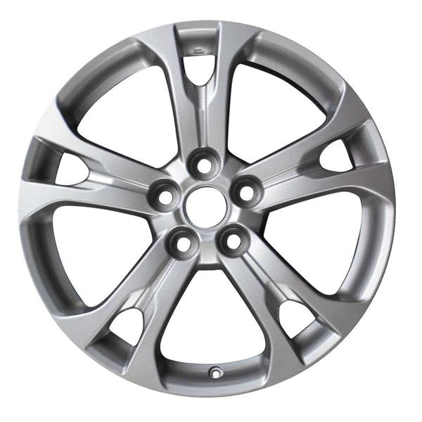 2015 Mitsubishi Outlander Wheel 18" Silver Aluminum 5 Lug W98704S-2