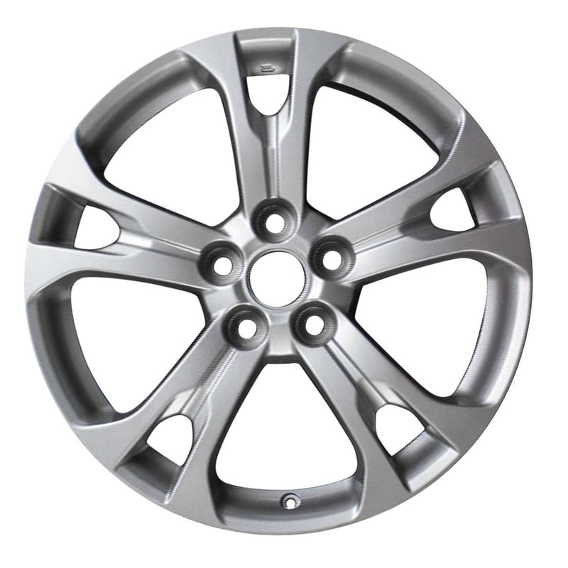 2014 Mitsubishi Outlander Wheel 18" Silver Aluminum 5 Lug W98704S-1