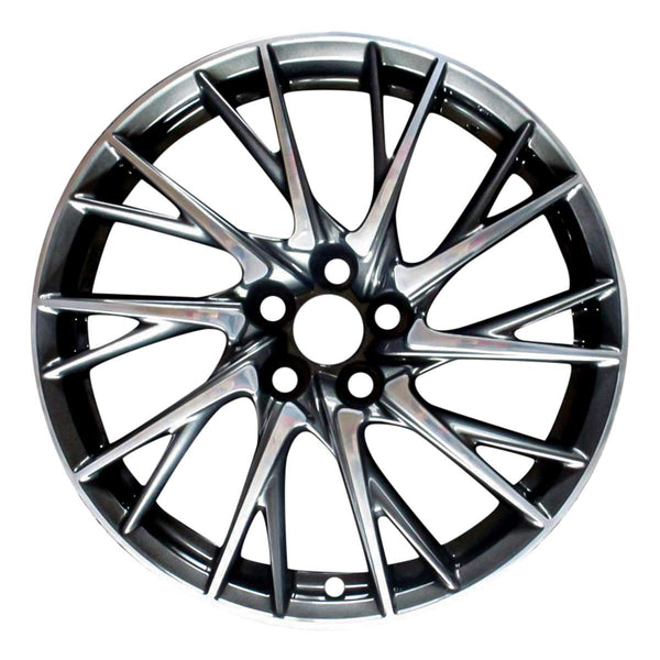 2020 lexus rc wheel 19 polished charcoal aluminum 5 lug w74324pc 6