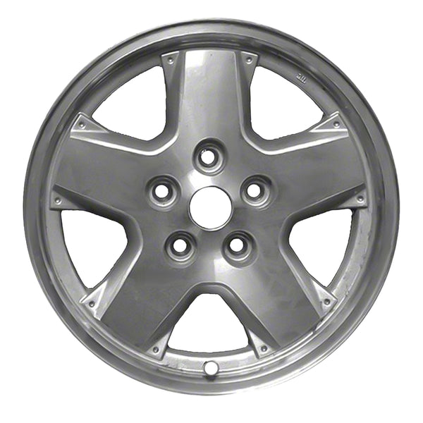 2003 Jeep Liberty Rueda 16" Plata Aluminio 5 Lug W99075AS-3