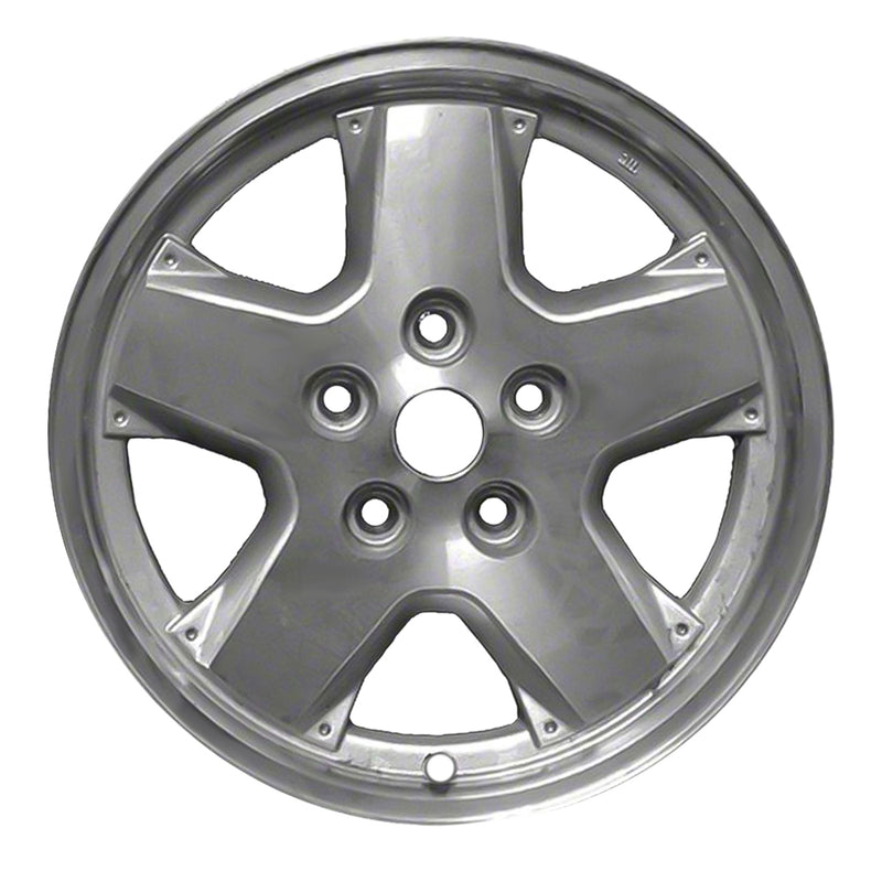 2003 Jeep Liberty Wheel 16" Silver Aluminum 5 Lug W99075AS-3