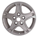 2004 Mitsubishi Galant Rueda 15" Aluminio plateado mecanizado 5 lengüetas W99313MS-1