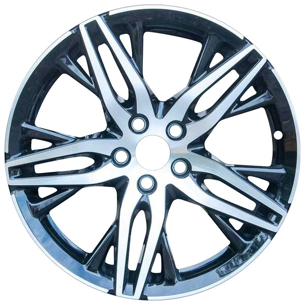2021 honda accord wheel 19 machined black aluminum 5 lug rw96982mb 1