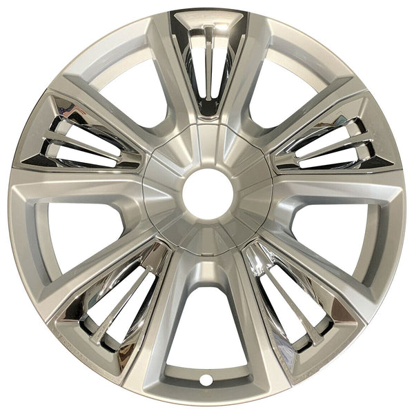 2021 chevrolet tahoe wheel 22 silver aluminum 6 lug rw14046s 2