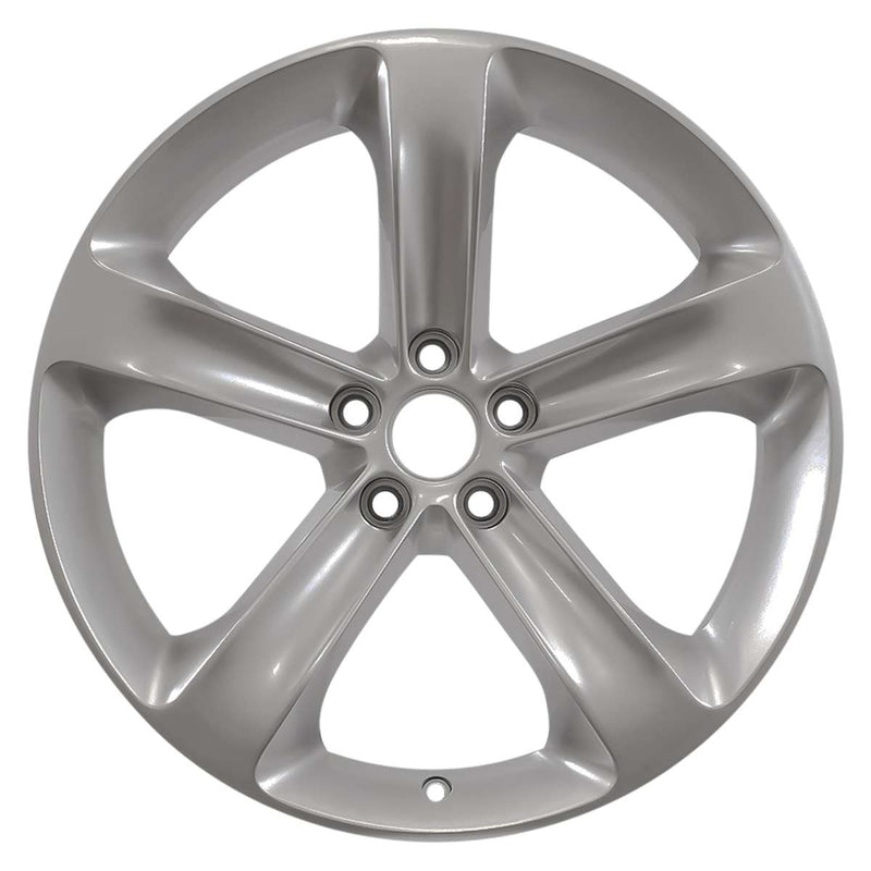 2015 dodge challenger wheel 20 silver aluminum 5 lug rw2508s 1