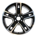 2014 chevrolet silverado wheel 22 machined black aluminum 6 lug rw5664mb 21